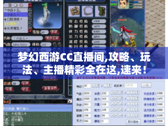 梦幻西游CC直播间,攻略、玩法、主播精彩全在这,速来! 梦幻西游CC直播间,攻略、玩法、主播精彩全在这,速来!