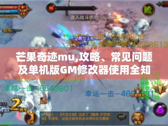 芒果奇迹mu,攻略、常见问题及单机版GM修改器使用全知道! 芒果奇迹mu,攻略、常见问题及单机版GM修改器使用全知道!