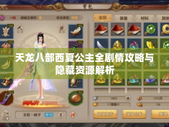 天龙八部西夏公主全剧情攻略与隐藏资源解析 天龙八部西夏公主全剧情攻略与隐藏资源解析