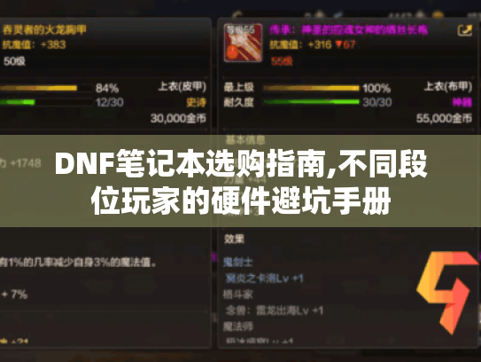 DNF笔记本选购指南,不同段位玩家的硬件避坑手册 DNF笔记本选购指南,不同段位玩家的硬件避坑手册