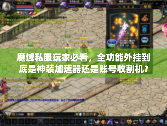 魔域私服玩家必看，全功能外挂到底是神装加速器还是账号收割机？