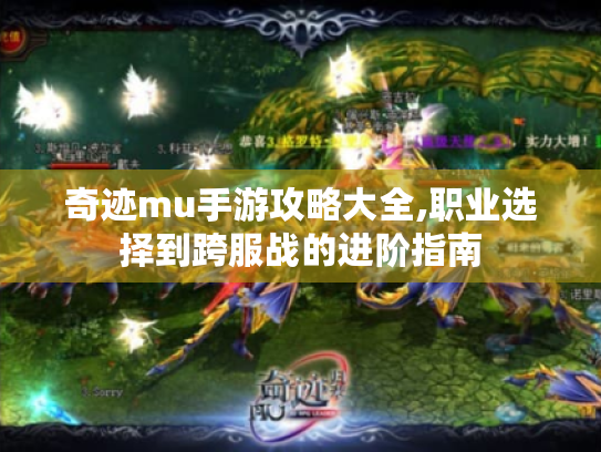 奇迹mu手游攻略大全,职业选择到跨服战的进阶指南 奇迹mu手游攻略大全,职业选择到跨服战的进阶指南