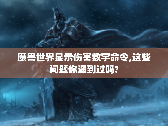 魔兽世界显示伤害数字命令,这些问题你遇到过吗? 魔兽世界显示伤害数字命令,这些问题你遇到过吗?