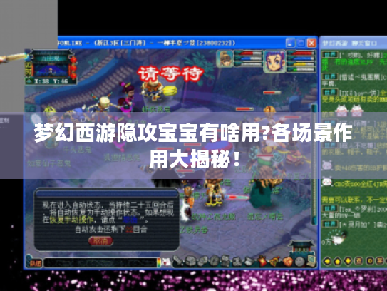 梦幻西游隐攻宝宝有啥用?各场景作用大揭秘！