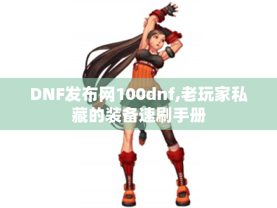 DNF发布网100dnf,老玩家私藏的装备速刷手册