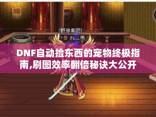 DNF自动捡东西的宠物终极指南,刷图效率翻倍秘诀大公开 DNF自动捡东西的宠物终极指南,刷图效率翻倍秘诀大公开