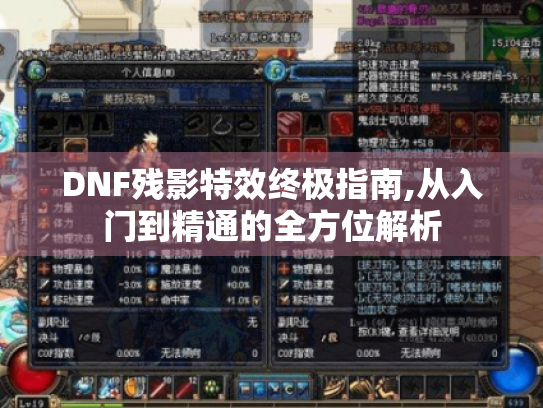 DNF残影特效终极指南,从入门到精通的全方位解析 DNF残影特效终极指南,从入门到精通的全方位解析