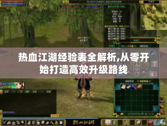 热血江湖经验表全解析,从零开始打造高效升级路线 热血江湖经验表全解析,从零开始打造高效升级路线