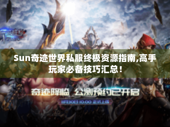 Sun奇迹世界私服终极资源指南,高手玩家必备技巧汇总! Sun奇迹世界私服终极资源指南,高手玩家必备技巧汇总!