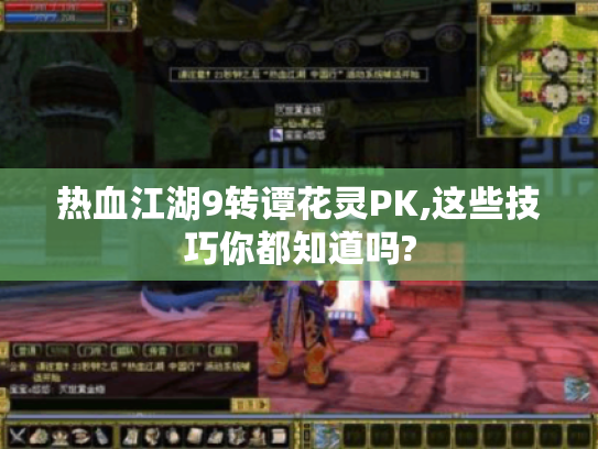 热血江湖9转谭花灵PK,这些技巧你都知道吗? 热血江湖9转谭花灵PK,这些技巧你都知道吗?