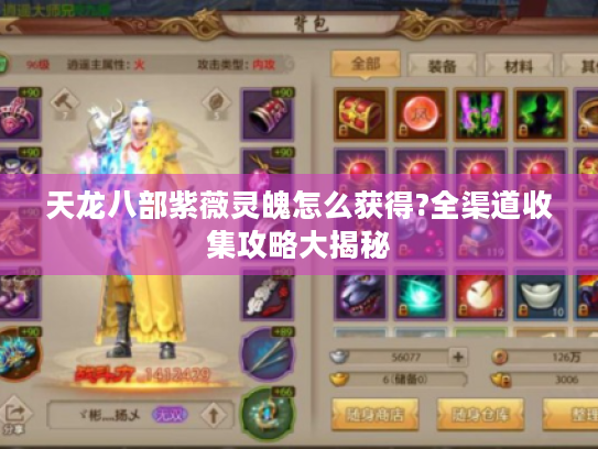 天龙八部紫薇灵魄怎么获得?全渠道收集攻略大揭秘 天龙八部紫薇灵魄怎么获得?全渠道收集攻略大揭秘