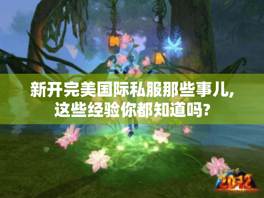 新开完美国际私服那些事儿,这些经验你都知道吗? 新开完美国际私服那些事儿,这些经验你都知道吗?