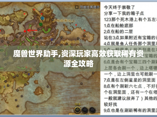 魔兽世界助手,资深玩家高效获取稀有资源全攻略 魔兽世界助手,资深玩家高效获取稀有资源全攻略