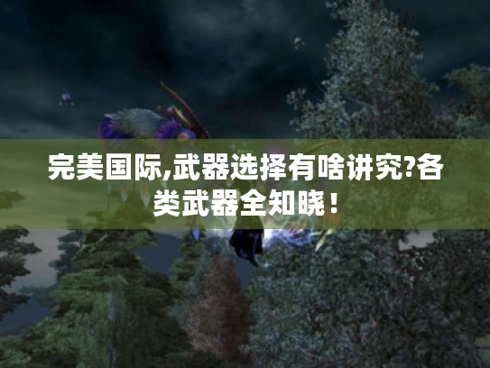 完美国际,武器选择有啥讲究?各类武器全知晓! 完美国际,武器选择有啥讲究?各类武器全知晓!
