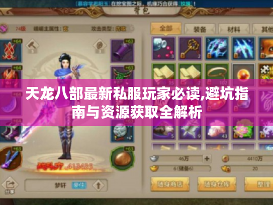 天龙八部最新私服玩家必读,避坑指南与资源获取全解析 天龙八部最新私服玩家必读,避坑指南与资源获取全解析