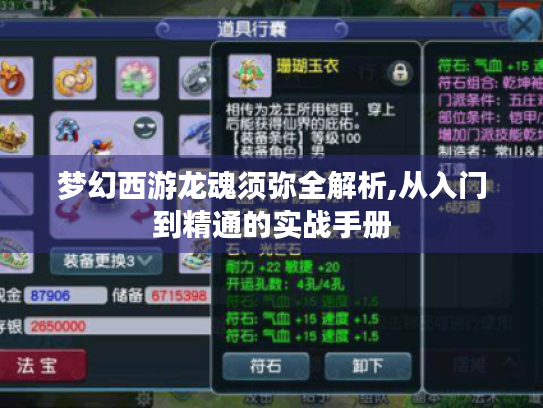 梦幻西游龙魂须弥全解析,从入门到精通的实战手册 梦幻西游龙魂须弥全解析,从入门到精通的实战手册