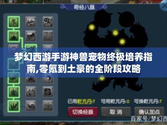 梦幻西游手游神兽宠物终极培养指南,零氪到土豪的全阶段攻略 梦幻西游手游神兽宠物终极培养指南,零氪到土豪的全阶段攻略