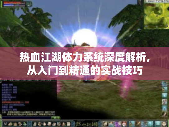 热血江湖体力系统深度解析,从入门到精通的实战技巧 热血江湖体力系统深度解析,从入门到精通的实战技巧