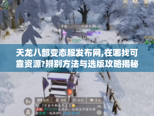 天龙八部变态服发布网,在哪找可靠资源?辨别方法与选版攻略揭秘 天龙八部变态服发布网,在哪找可靠资源?辨别方法与选版攻略揭秘