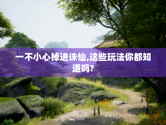 一不小心掉进诛仙,这些玩法你都知道吗? 一不小心掉进诛仙,这些玩法你都知道吗?