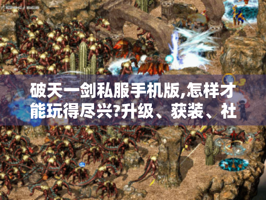 破天一剑私服手机版,怎样才能玩得尽兴?升级、获装、社交等技巧大揭秘 破天一剑私服手机版,怎样才能玩得尽兴?升级、获装、社交等技巧大揭秘