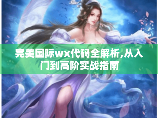 完美国际wx代码全解析,从入门到高阶实战指南