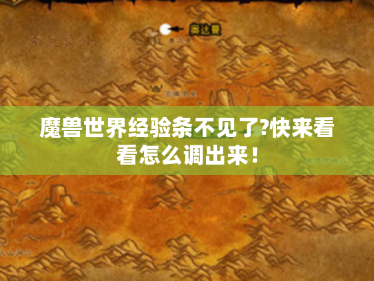 魔兽世界经验条不见了?快来看看怎么调出来! 魔兽世界经验条不见了?快来看看怎么调出来!