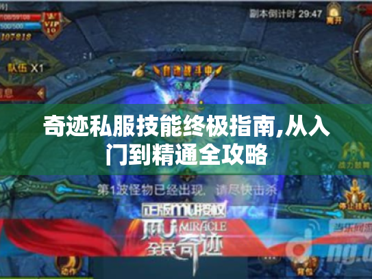 奇迹私服技能终极指南,从入门到精通全攻略