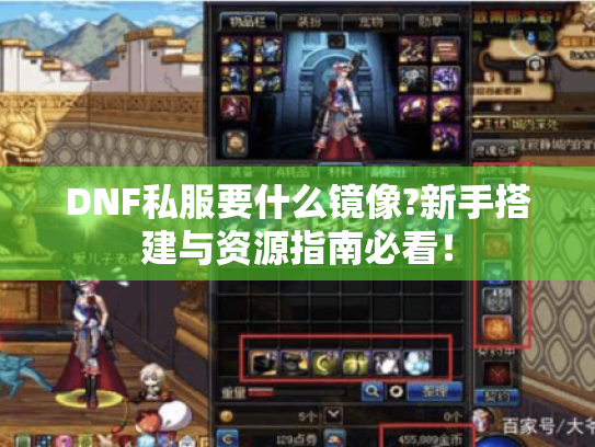 DNF私服要什么镜像?新手搭建与资源指南必看！