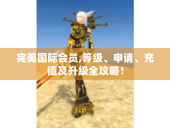 完美国际会员,等级、申请、充值及升级全攻略！