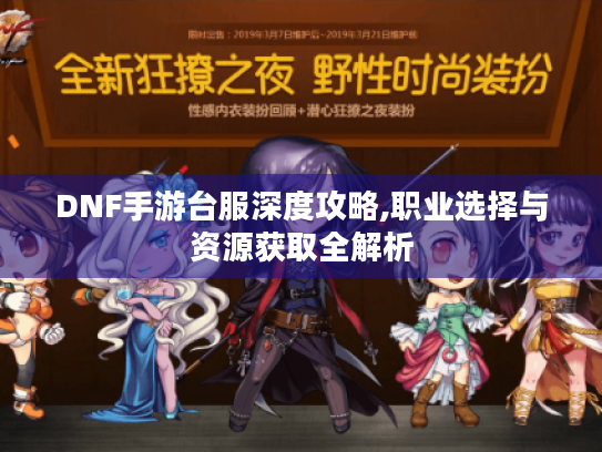 DNF手游台服深度攻略,职业选择与资源获取全解析