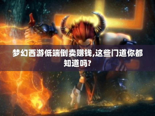 梦幻西游低端倒卖赚钱,这些门道你都知道吗? 梦幻西游低端倒卖赚钱,这些门道你都知道吗?