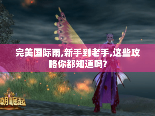 完美国际雨,新手到老手,这些攻略你都知道吗?