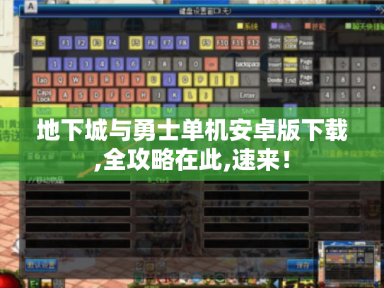 地下城与勇士单机安卓版下载,全攻略在此,速来! 地下城与勇士单机安卓版下载,全攻略在此,速来!