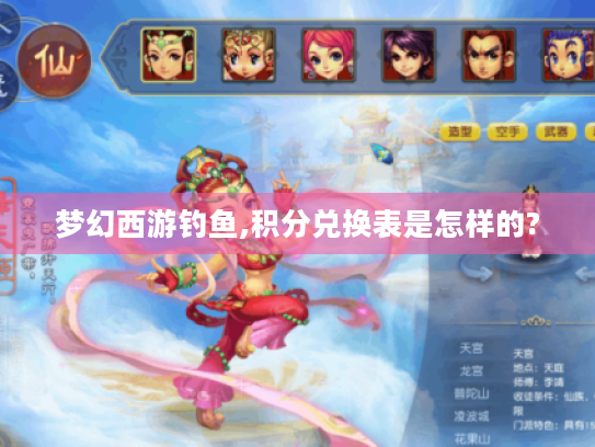 梦幻西游钓鱼,积分兑换表是怎样的?