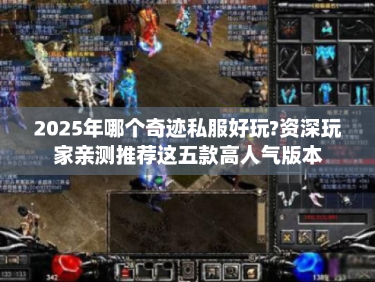 2025年哪个奇迹私服好玩?资深玩家亲测推荐这五款高人气版本 2025年哪个奇迹私服好玩?资深玩家亲测推荐这五款高人气版本