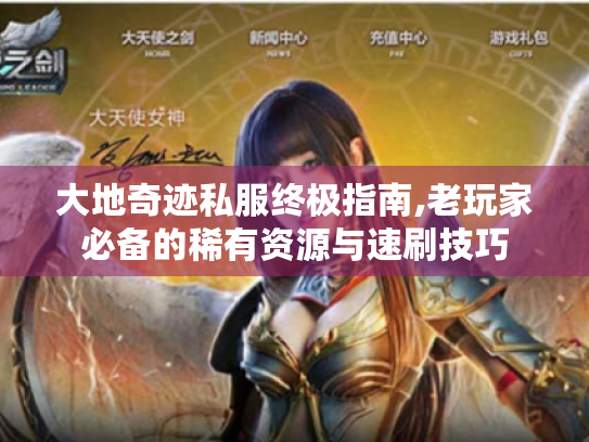 大地奇迹私服终极指南,老玩家必备的稀有资源与速刷技巧 大地奇迹私服终极指南,老玩家必备的稀有资源与速刷技巧