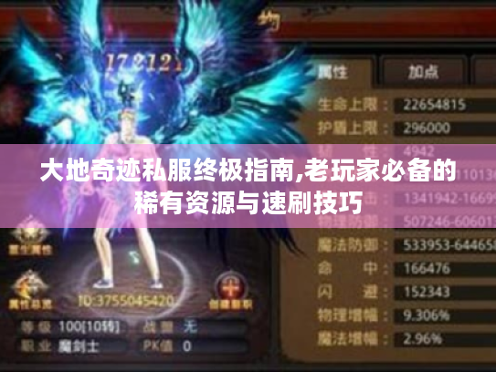 大地奇迹私服终极指南,老玩家必备的稀有资源与速刷技巧 大地奇迹私服终极指南,老玩家必备的稀有资源与速刷技巧