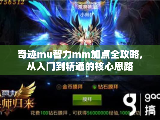 奇迹mu智力mm加点全攻略,从入门到精通的核心思路