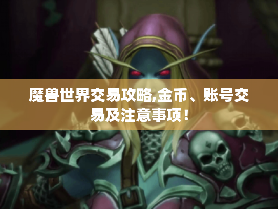 魔兽世界交易攻略,金币、账号交易及注意事项! 魔兽世界交易攻略,金币、账号交易及注意事项!