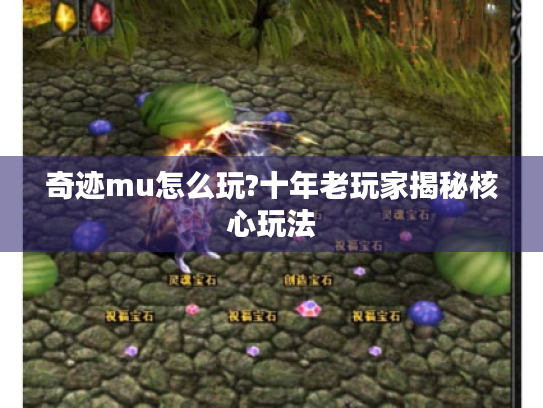 奇迹mu怎么玩?十年老玩家揭秘核心玩法 奇迹mu怎么玩?十年老玩家揭秘核心玩法