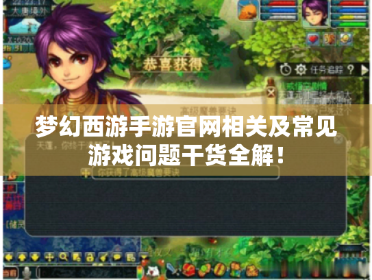 梦幻西游手游官网相关及常见游戏问题干货全解! 梦幻西游手游官网相关及常见游戏问题干货全解!