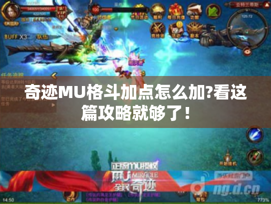 奇迹MU格斗加点怎么加?看这篇攻略就够了! 奇迹MU格斗加点怎么加?看这篇攻略就够了!