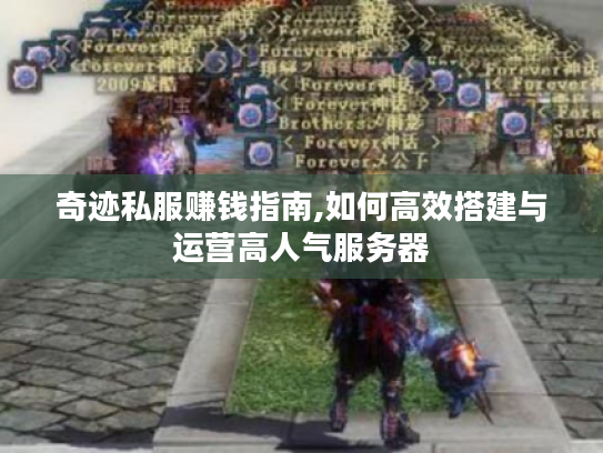 奇迹私服赚钱指南,如何高效搭建与运营高人气服务器