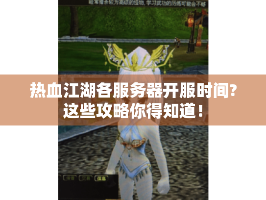 热血江湖各服务器开服时间?这些攻略你得知道! 热血江湖各服务器开服时间?这些攻略你得知道!