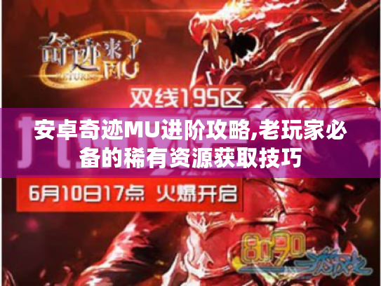 安卓奇迹MU进阶攻略,老玩家必备的稀有资源获取技巧 安卓奇迹MU进阶攻略,老玩家必备的稀有资源获取技巧