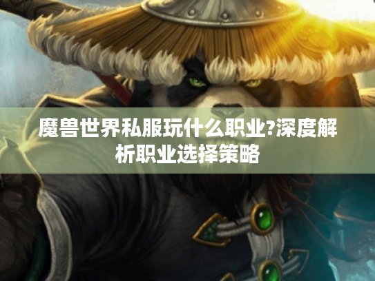 魔兽世界私服玩什么职业?深度解析职业选择策略 魔兽世界私服玩什么职业?深度解析职业选择策略