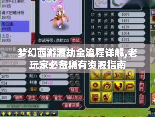 梦幻西游渡劫全流程详解,老玩家必备稀有资源指南 梦幻西游渡劫全流程详解,老玩家必备稀有资源指南
