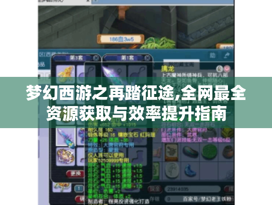 梦幻西游之再踏征途,全网最全资源获取与效率提升指南 梦幻西游之再踏征途,全网最全资源获取与效率提升指南
