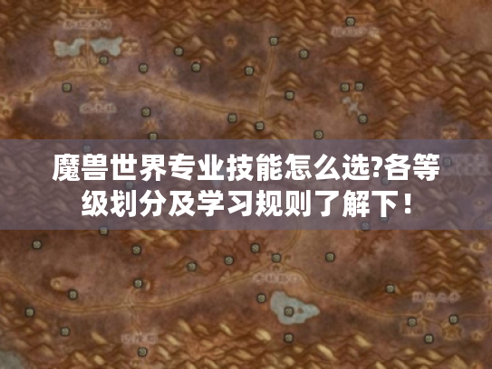 魔兽世界专业技能怎么选?各等级划分及学习规则了解下！